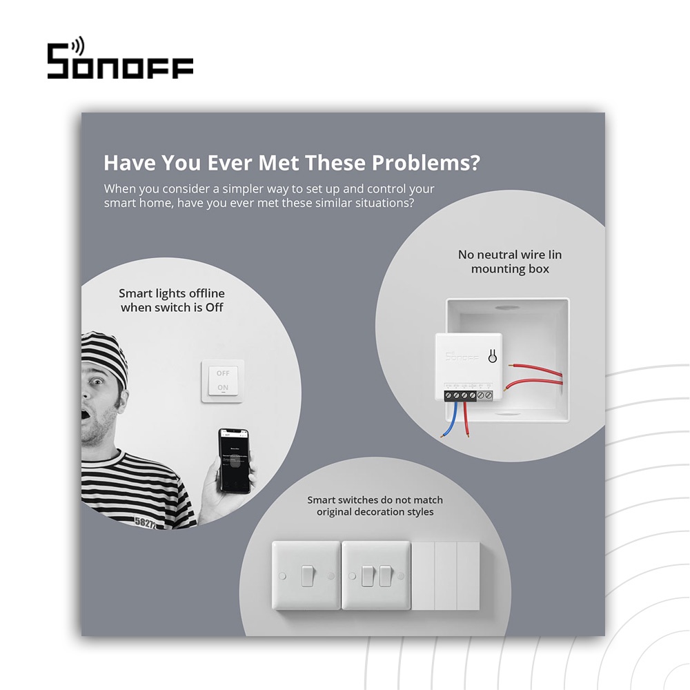 Sonoff SMATE Smart Switch Smart breaker wireless Switch Smart home IOT