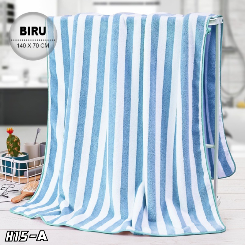 Handuk Mandi Tebal Lembut Halus Bath Towel Handuk Dewasa Bayi Motif Diamond ZigZag Handuk Mandi Daya Serap Tinggi WHFURNITURE