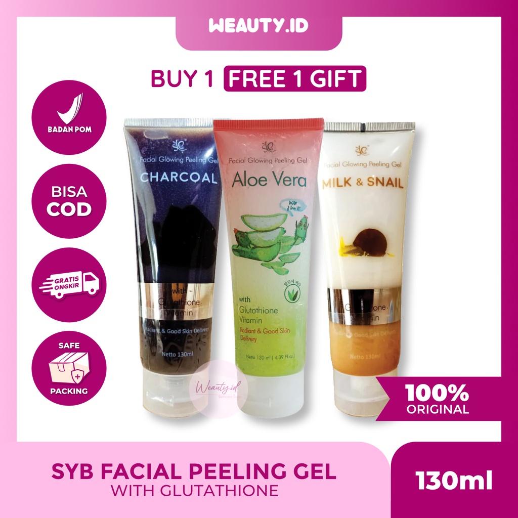 Jual SYB ALOEVERA FACIAL GLOWING PEELING GEL SBY FACIAL GLOWING PEELING