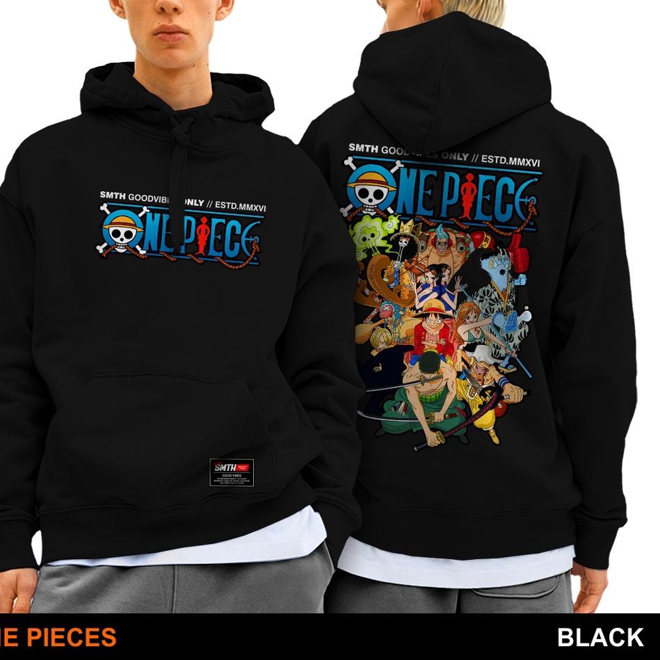 Terjangkau--GFBC Hoodie Pria Motif One Piece Sweater Hoodie pria wanita Hoodie Anime OnePiece