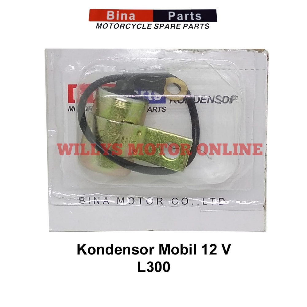 Kondensor Mobil 12V L300 / Kondensor Vespa 12V L300 / Condensor