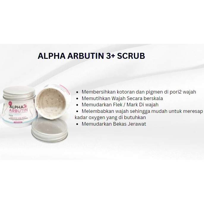 PRECIOUS SKIN THAILAND- ALPHA ARBUTIN 3+ BODYLOTION/SERUM/SCRUB/FACECLEANSER BPOM