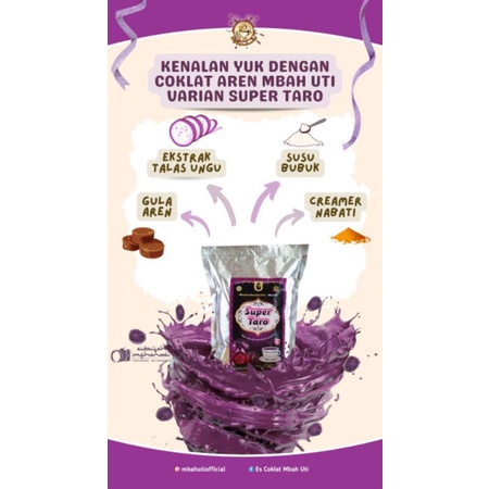 

1kg CAMU Super Taro / Coklat Aren Mbah Uti / Coklat Murah / Coklat Bubuk