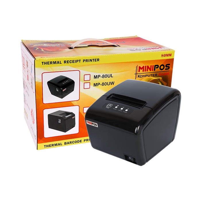 Printer Thermal MINIPOS MP-80U 80mm USB Struk Auto Cutter Kasir Antrian Pujasera Foodcourt Resi Online Murah