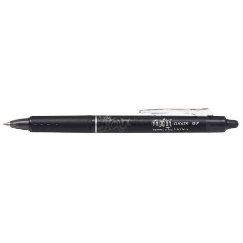 

Gramedia - Pilot Ballpen Frixion Clicker Blrt Fr 07 Black Stationery