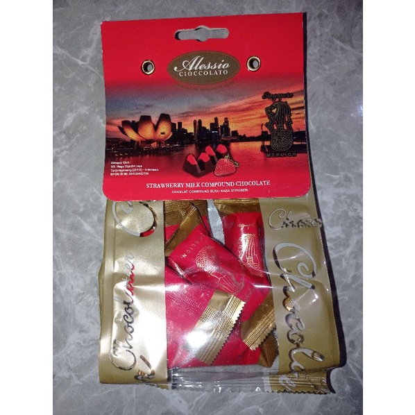 Coklat Alessio  72gr. Coklat Import Malaysia