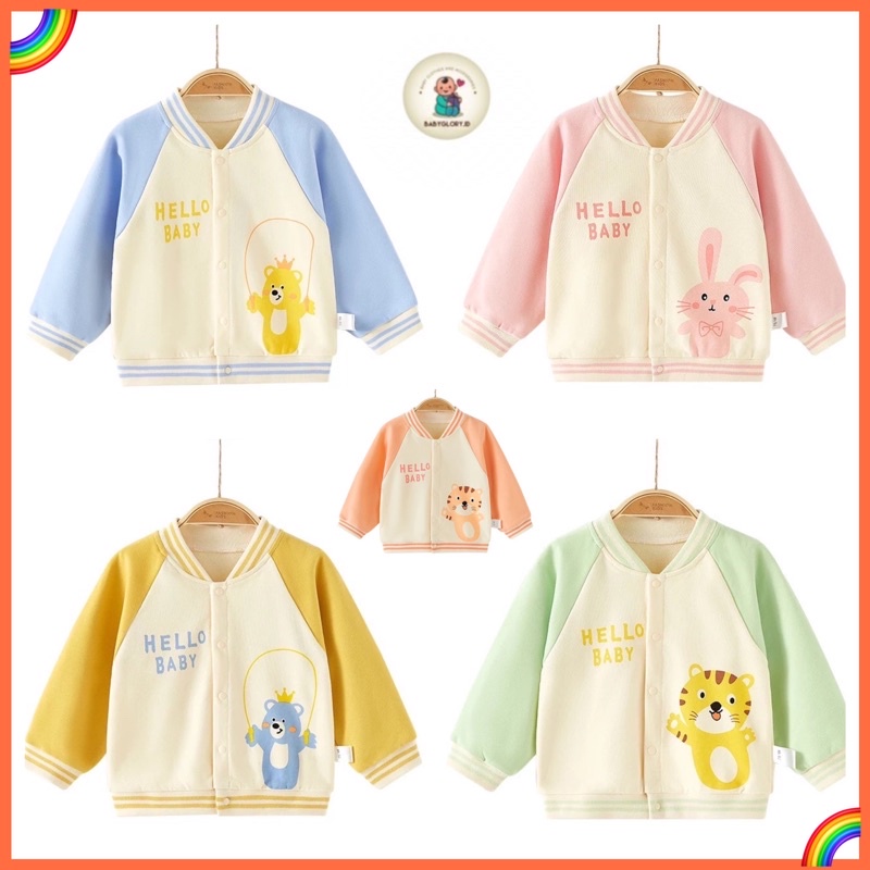 Babyglory.id ✨Jaket Anak Cowok Cewek Unisex Import / Jaket Bayi / Hoodie Anak / Jaket Anak / Bayi Cardigan Anak import