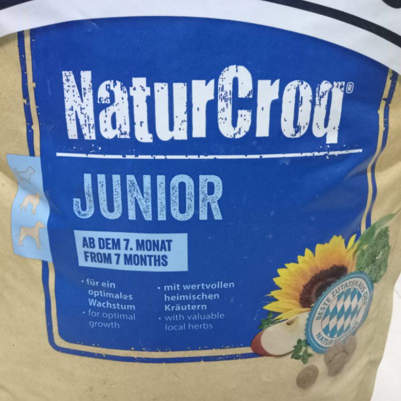 Happy Dog NaturCroq Junior promo 15kg (GO-jek only) makanan anjing good dogfood anakan