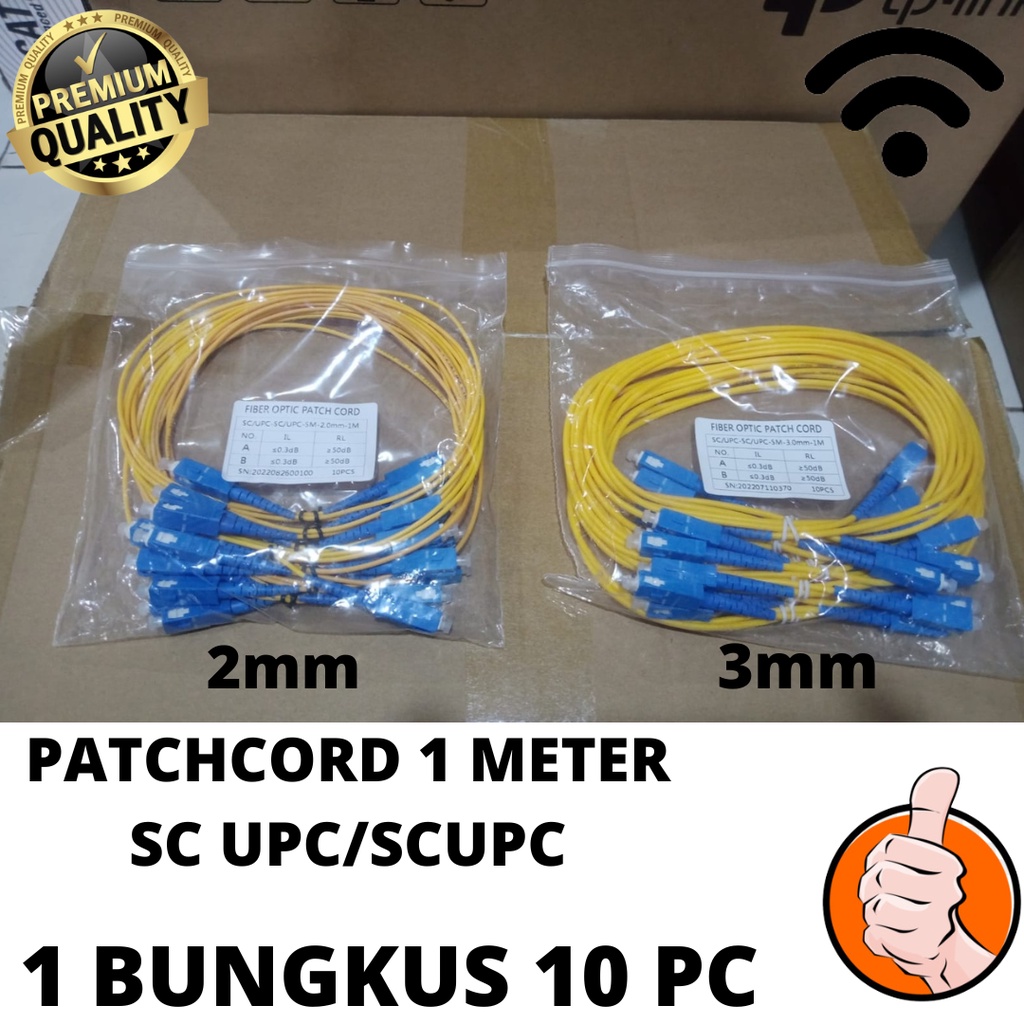 PATCHCORD 1 METER 1 BUNGKUS 10 PC