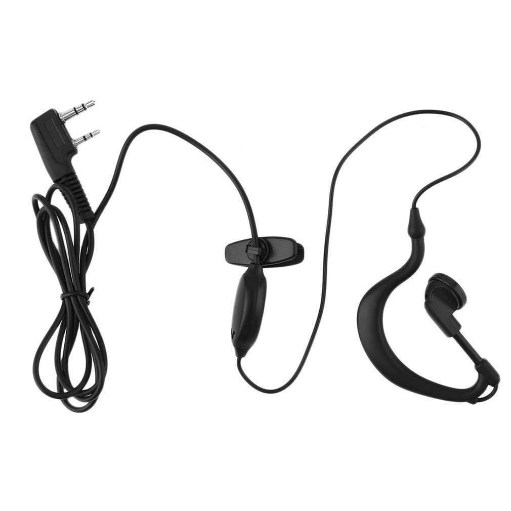 Hanya Handsfree Baofeng BF-888S / BF888s earphone nya Walkie Talkie Walky Talky Handy Talky Headset  - Hitam