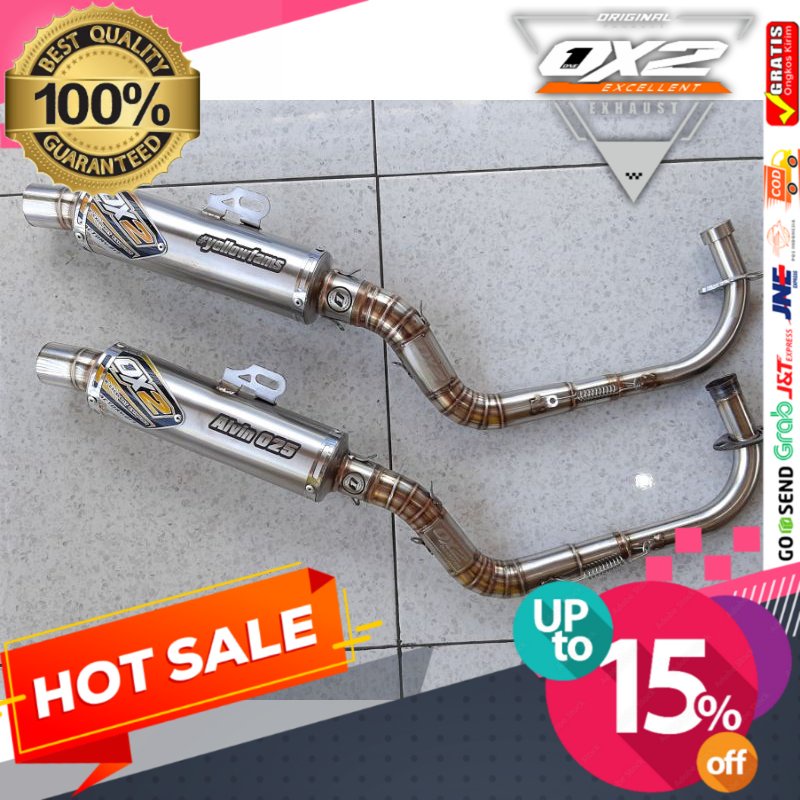 knalpot beat drag 155cc OX2 Racing