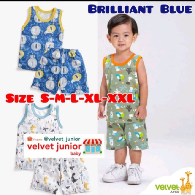 velvet setelan singlet kutung L XL XXL