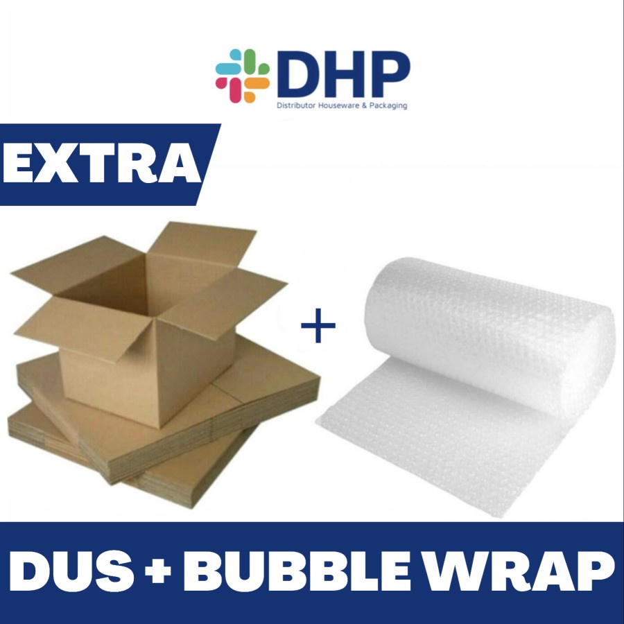 

Tambahan Packing Ekstra Aman Dus + Bubble Wrap FRAGILE