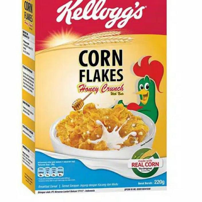 

SALE✅Kelloggs Corn Flakes Honey Crunch 220 gr|KD5