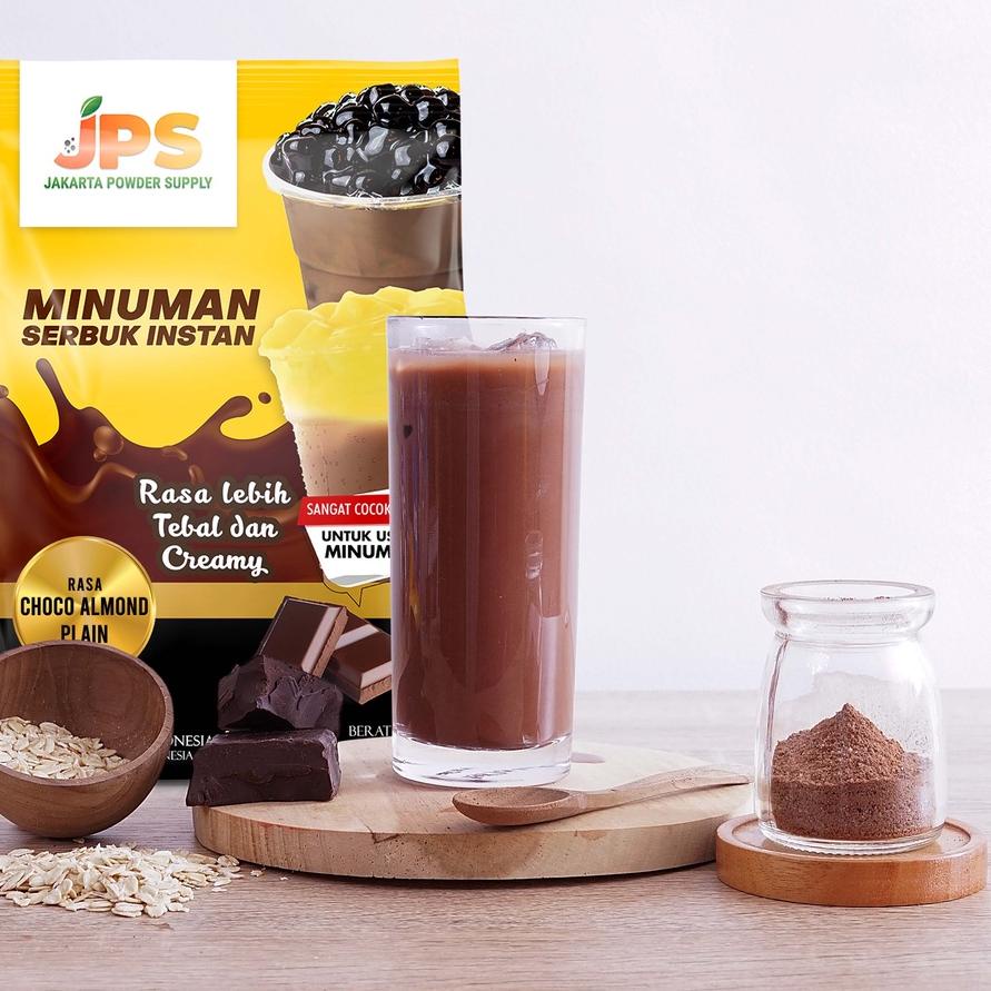 

GRATIS ONGKIR✅Powder Drink JPS Bubuk Minuman Rasa CHOCO ALMOND PLAIN 1Kg|SQ8