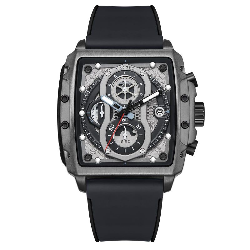 Jam Tangan Pria T5 H 3920 / T5 H3920 Original Cronograph Tahan Air Strap Rubber Warna