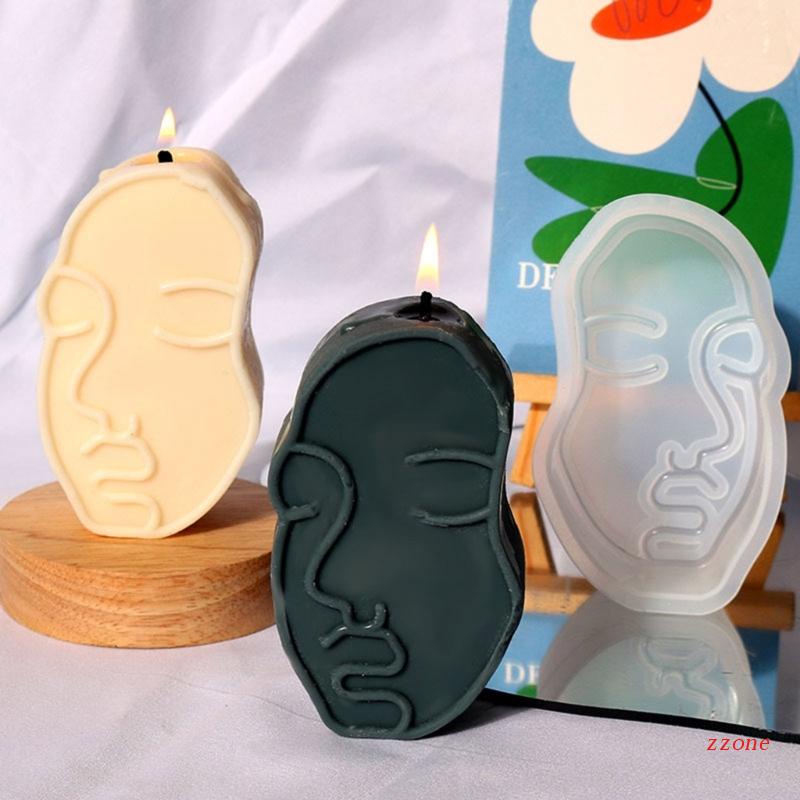 Cetakan Sabun Wajah Manusia 3D Bahan Silikon Untuk Membuat Seni