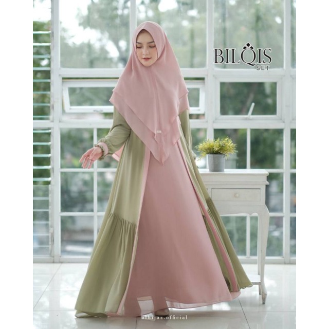 Bilqis by Al Hijaz Original Gamis Set Hijab