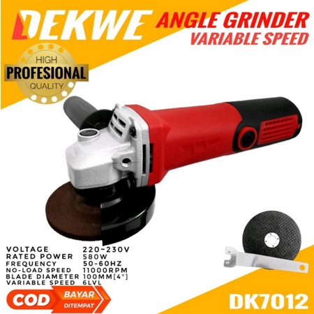 mesin gerinda angle grinder Dekwe