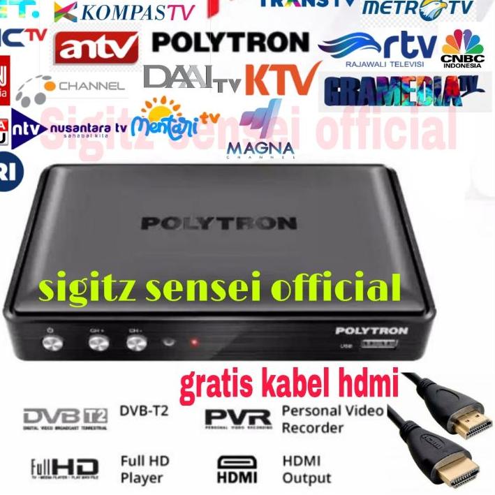 tv digital set top box Polytron pdv 600T2 610T2 dvb t2 stb dvbt2 tv tabung tv led