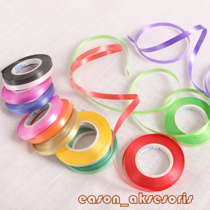 

pita balon 10m / pita ribbon / pita dekorasi / tali balon / curly ribbon dekorasi ulang tahun