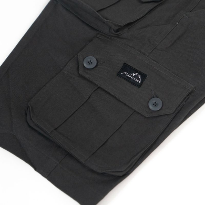 MARKICABS [Cenneth - Grey] Short Cargo Pants