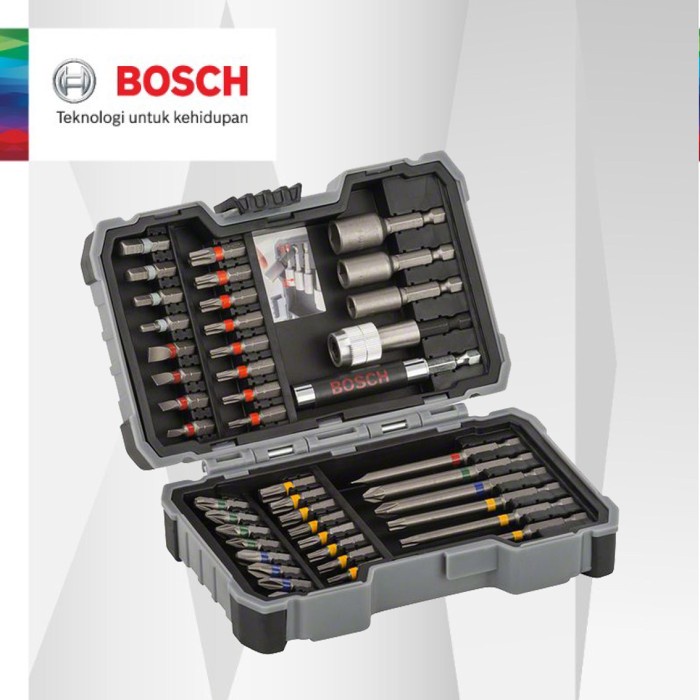 Obeng Bosch 43 Pcs Screwdriver Bit Set