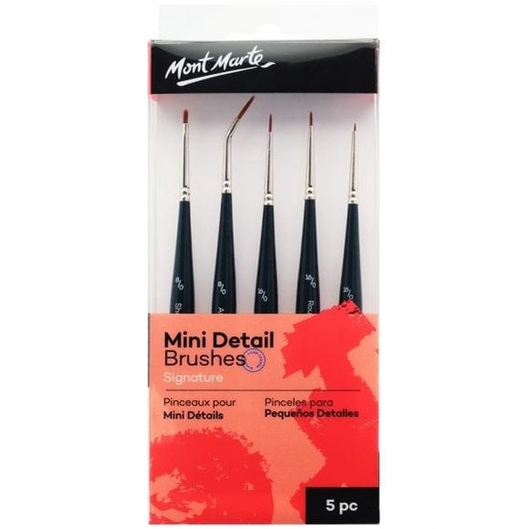 

Terlaris Mont Marte Mini Detail Brush 5Pcs Hemat