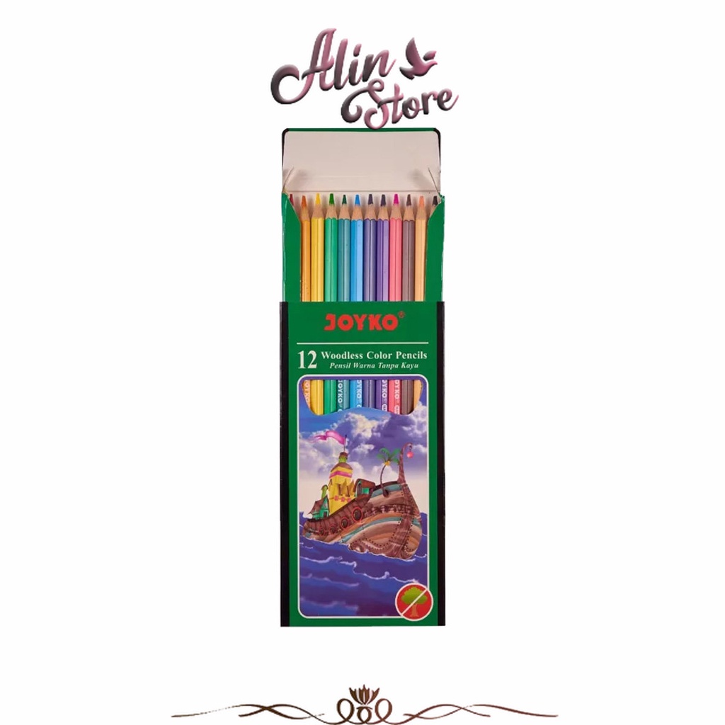 

Pensil Warna Woodless CP-103 Joyko