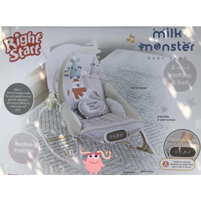 Right Start Newborn To Toddler Portable Rocker Baby Bouncer