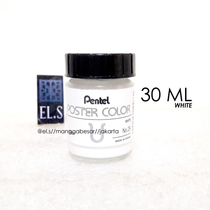 

Gilaa!!! Pentel Poster Color 30 Ml White Cat Poster (Ppc30) Murah