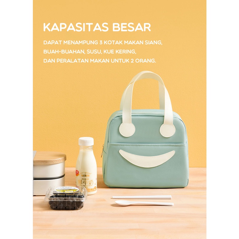Tas Bekal Samono Bonbox BLB-40 Tas Bento BLB40 Tas Penyimpan Makanan BLB 40 Organizer Bags