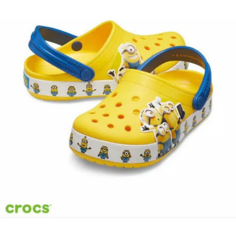 SANDAL ANAK CROCS MINION MINIONS CROCS KID and JUNIOR