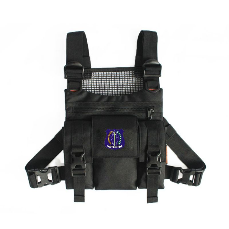 tas dada satpam,runing bag satpam