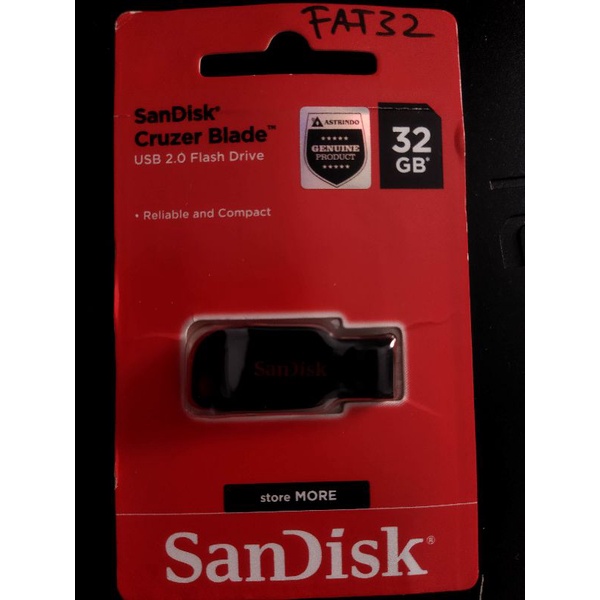 FLASHDISK SANDISK FAT32