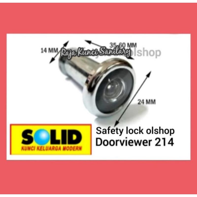 Lubang Intip Pintu / Door Viewer SOLID 214