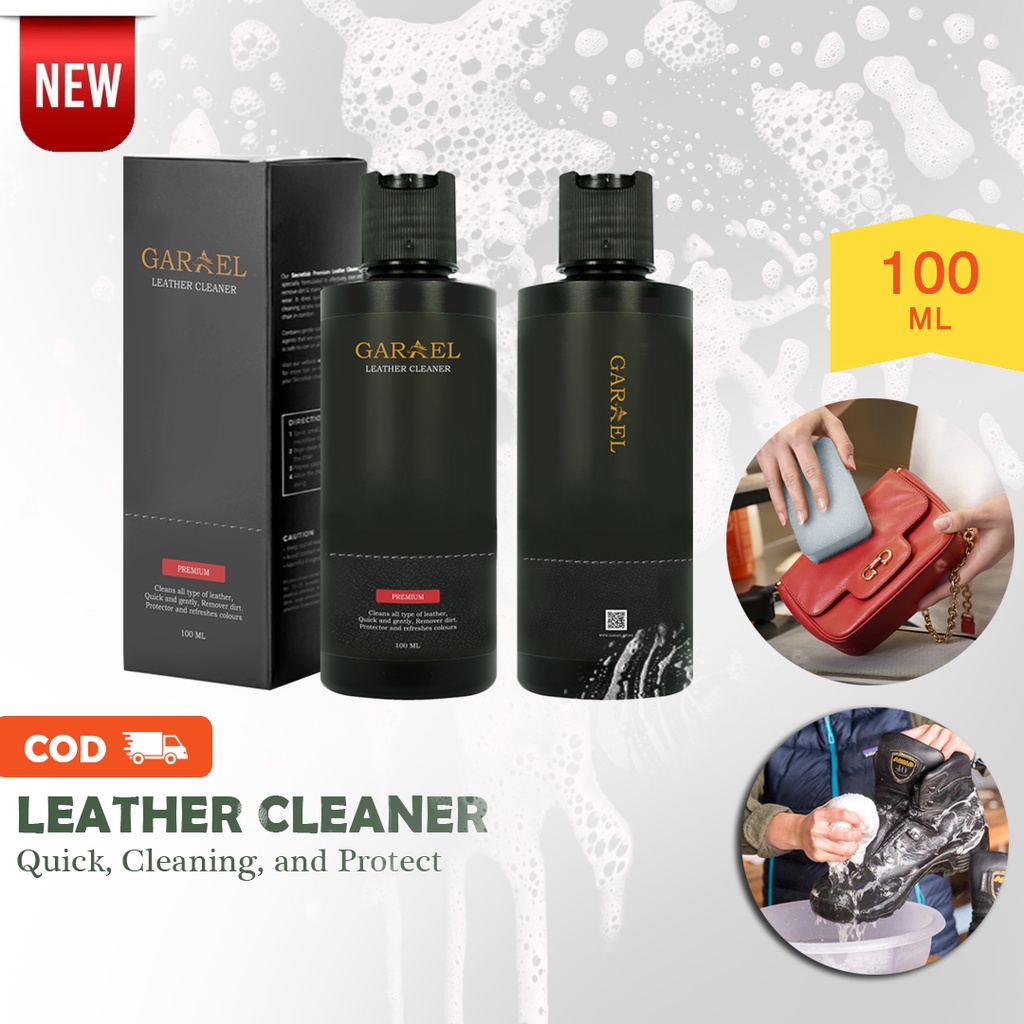 PAKET USAHA CUCI SEPATU KULIT | Ultimate Cleaning | Cuci Sepatu, Tas, Jaket Kulit. Garael Leather Care Cleaner Balm Eraser + Bonus!