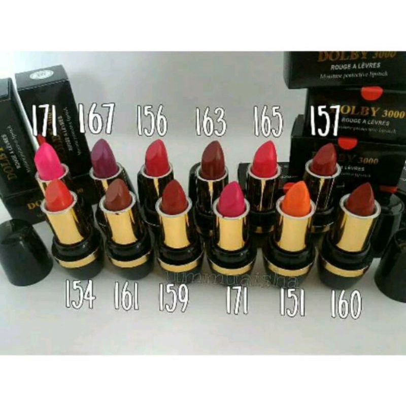 LIPSTICK DOLBY 3000 MATTE 12 WARNA PILIHAN
