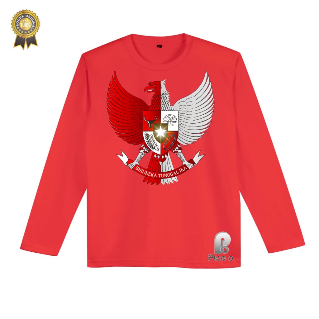KAOS ATASAN ANAK LENGAN PANJANG MOTIF BURUNG GARUDA Unisex