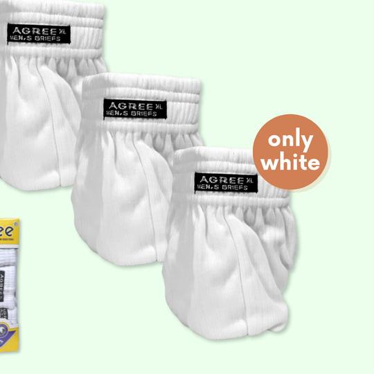 CELANA DALAM PRIA KATUN AGREE - PUTIH - XL