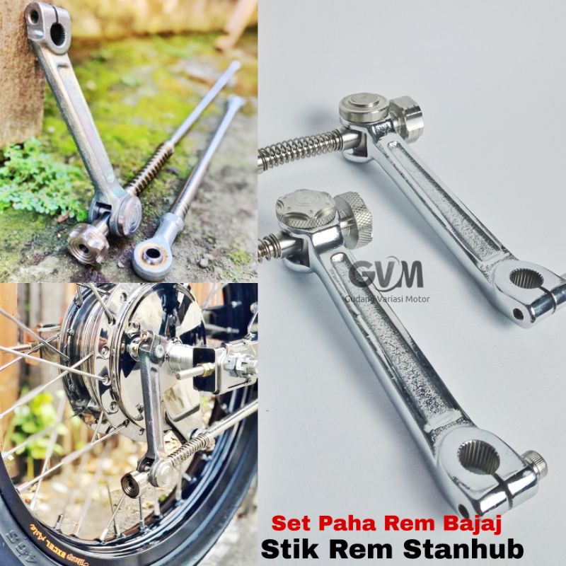 Jual Stik Rem Tuas Rem Belakang Set Paha Bajaj Stenlis Pnp Cb Gl