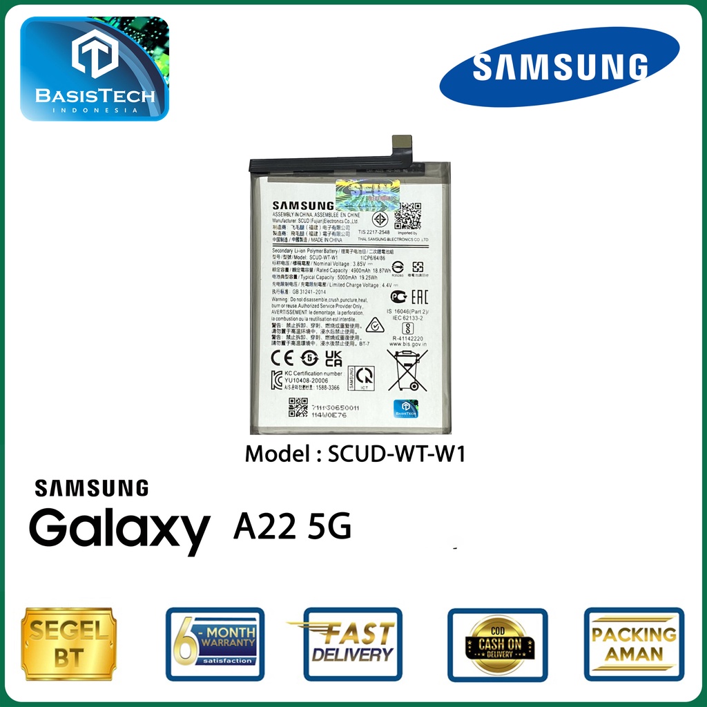 BATERAI SAMSUNG GALAXY A22 5G SCUD-WT-W1 - ORI99 GOOD QUALITY