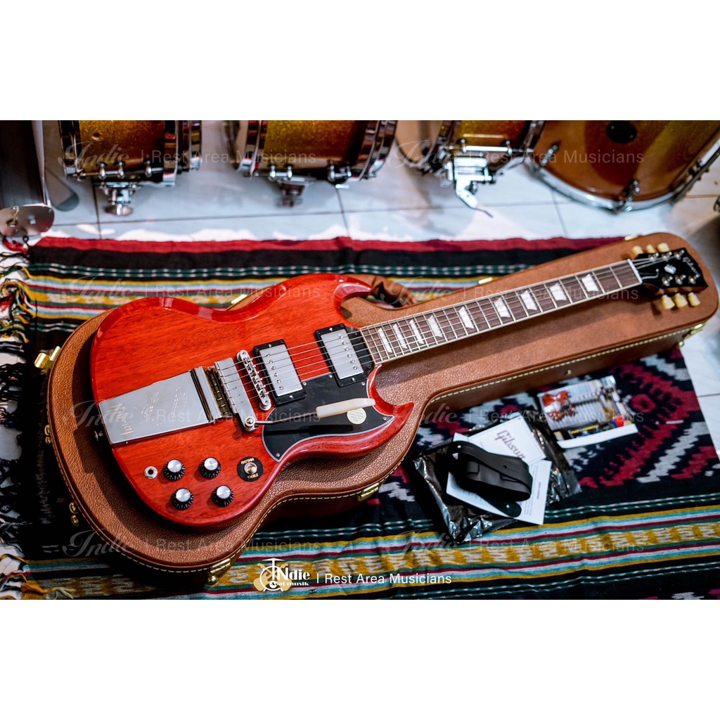Gibson SG Standard 61 Maestro Vibrola Vintage Cherry USA