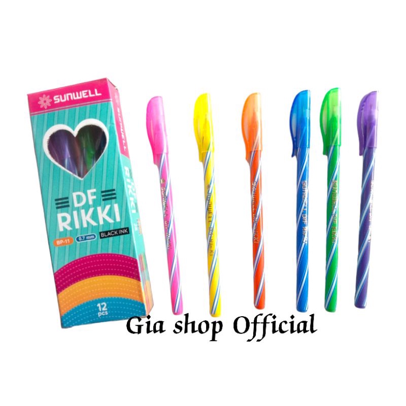 

Pulpen / Bulpoin / pen Sunwell Df Rikki Bp-11 0.7 mm satuan