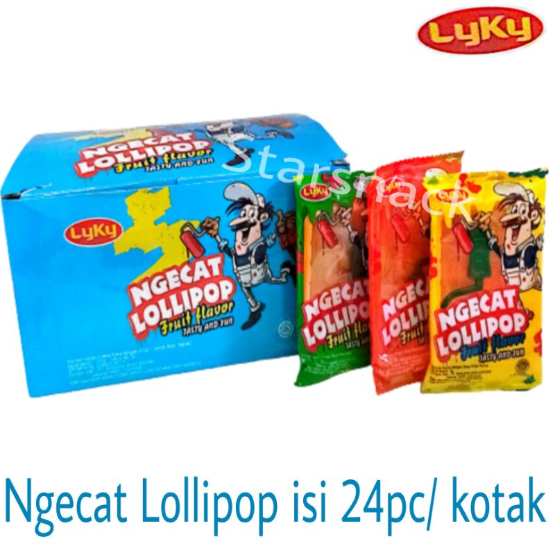 

Lyky Ngecat Lolipop isi 24pc/kotak