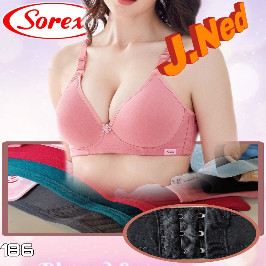 J186 BRA SOREX BUSA TANPA KAWAT BH/BRA SOREX 17228 BRA WANITA SOREX