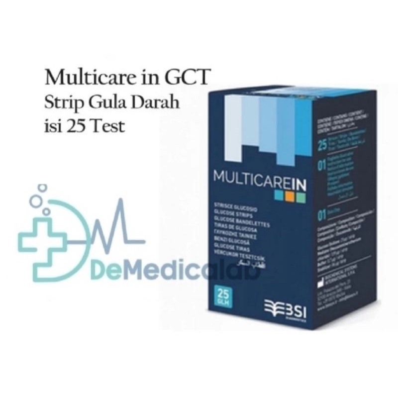 Strip Multicare In Glucose Refill Test Gula Darah Multicare In