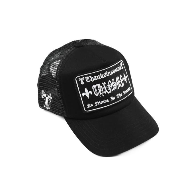 Trucker Hat Tricera V3 All Black Thanksinsomnia