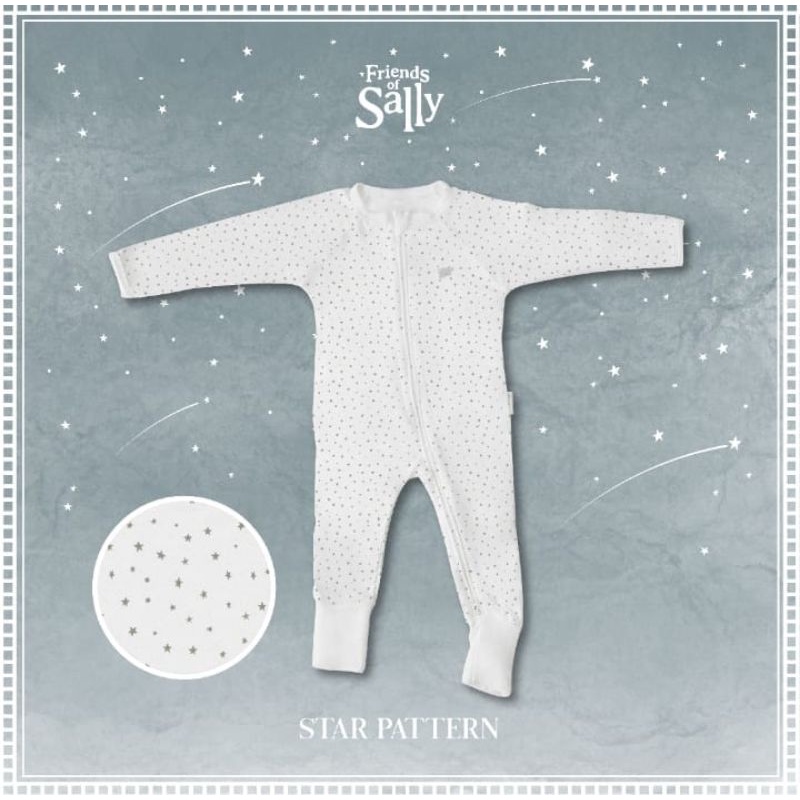 Baby Jumpsuit Friends Of Sally ft Chelsea Love baju tidur piyama bayi