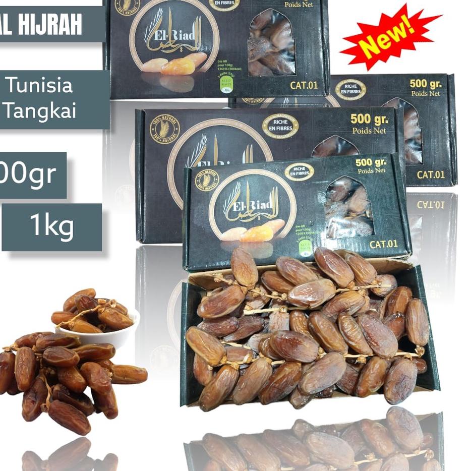 

[✨MEGA ⚡ALE✨]KURMA TUNISIA TANGKAI 1KG KEMASAN PLASTIK TEBAL